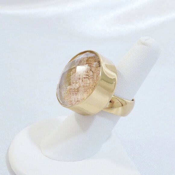 RARE - Charles Albert Lodolite Quartz Ring - vintage - Picture 5 of 8